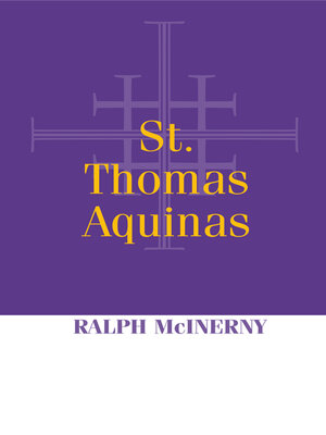 cover image of St. Thomas Aquinas
